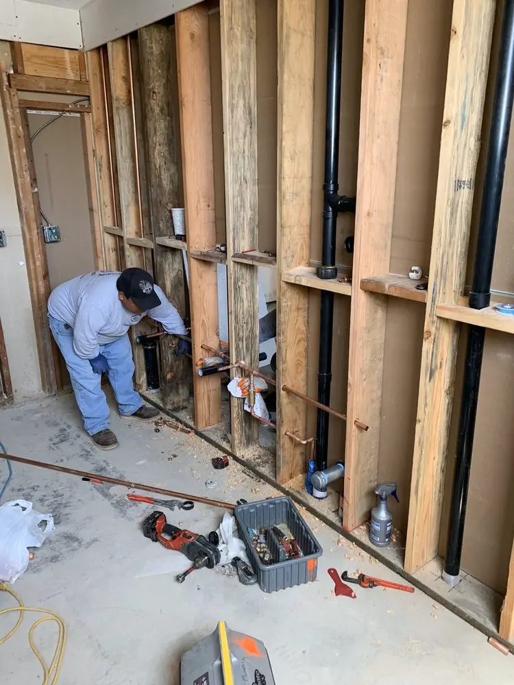 Commercial rough-in plumbing for Gas Line Repair in Shady Hollow